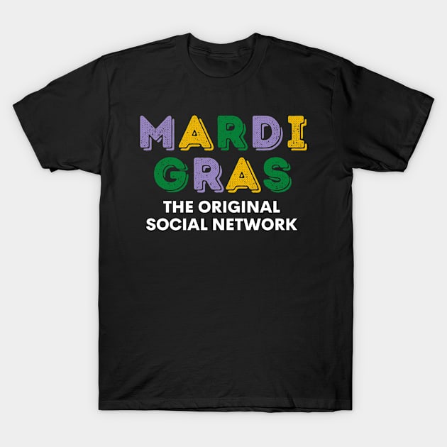 Mardi Gras: The original social network T-Shirt by amitsurti